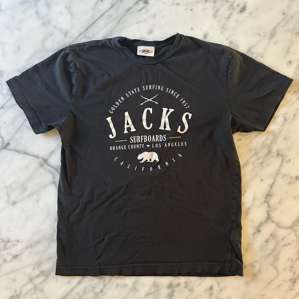 JACK'S SURFBOARDS Cotton T-Shirt - Youth Size Large (14-16)